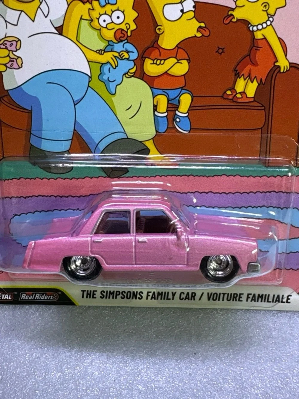 Hot wheels premium The Simpsons Family Car - Pink